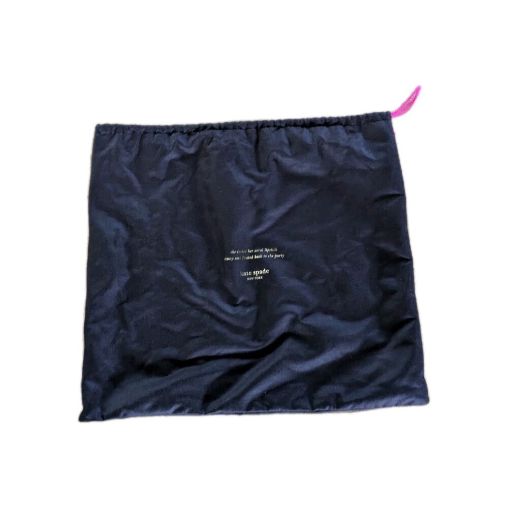 KATE SPADE Large Brown Drawstring Purse Dust Storage Bag 17x19.5